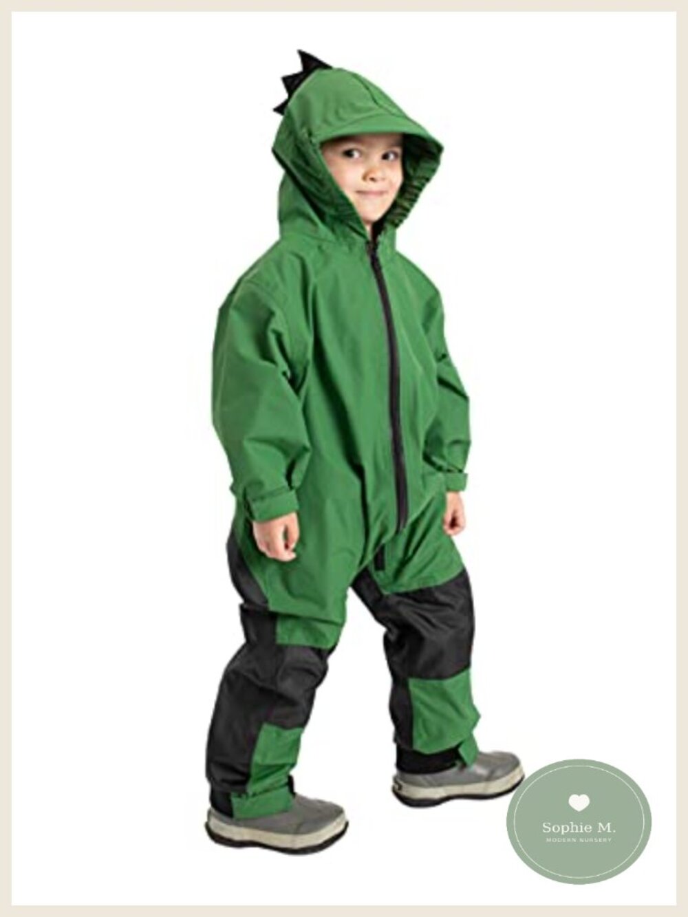 Kids Waterproof Rain Suit Muddy Buddy One Piece Coverall Outerwear